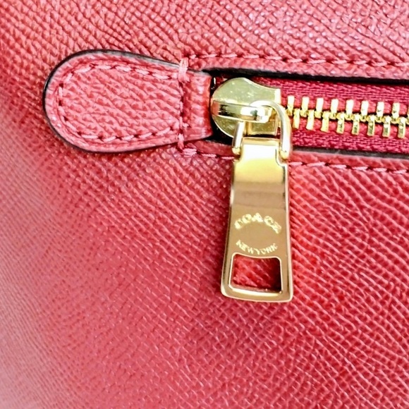 Coach “Gallery” Red Tote Bag - Picture 6 of 8